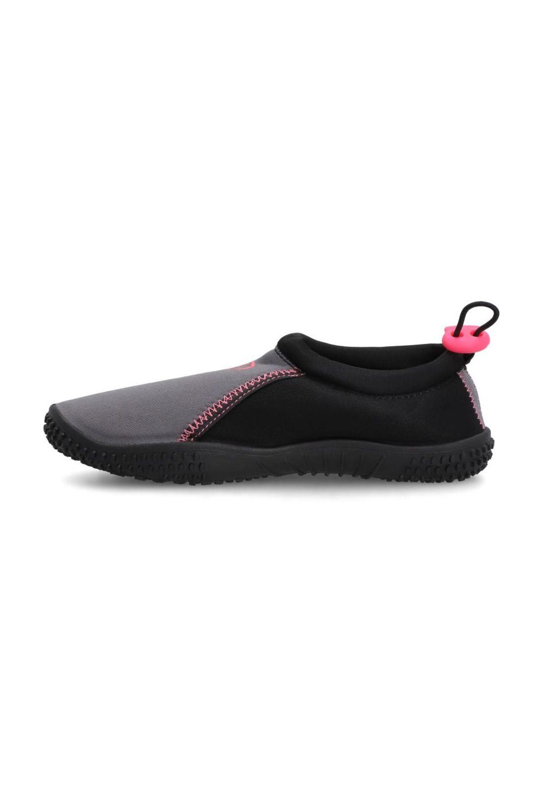 AQUA SHOES SPALDING INFANTIL NEGRO-GRIS-FUCSIA-1