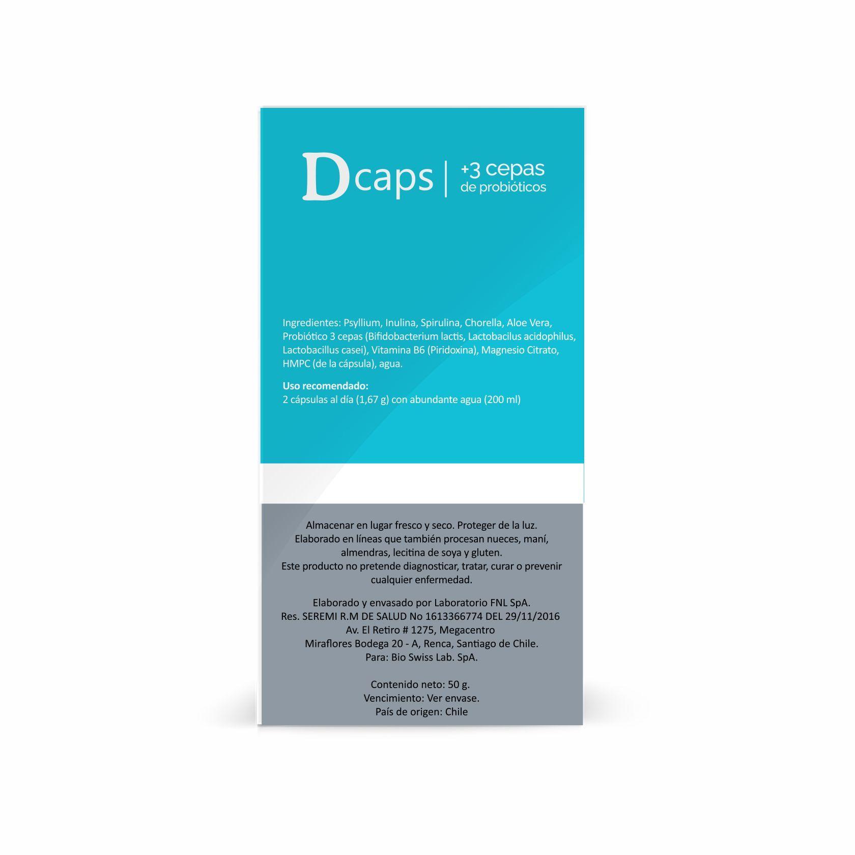 D CAPSULAS (DETOX ADELGAZANTE) CON 4 TIPOS DE FIBRAS X 3 UNID-2