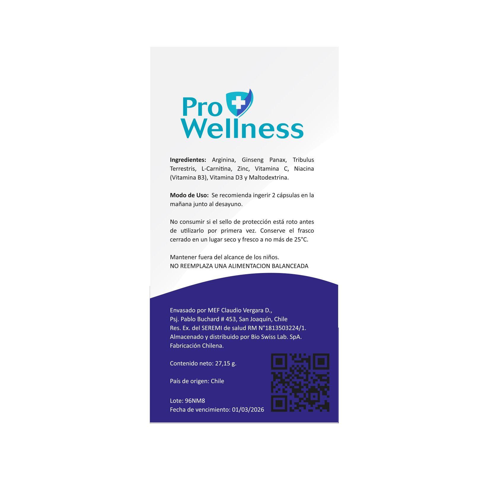PRO WELLNESS MEN ACTIVE CAJA 60 CAPSULAS-2