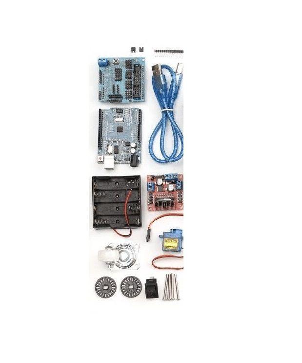 Kit Chasis Robot de dos Ruedas-2