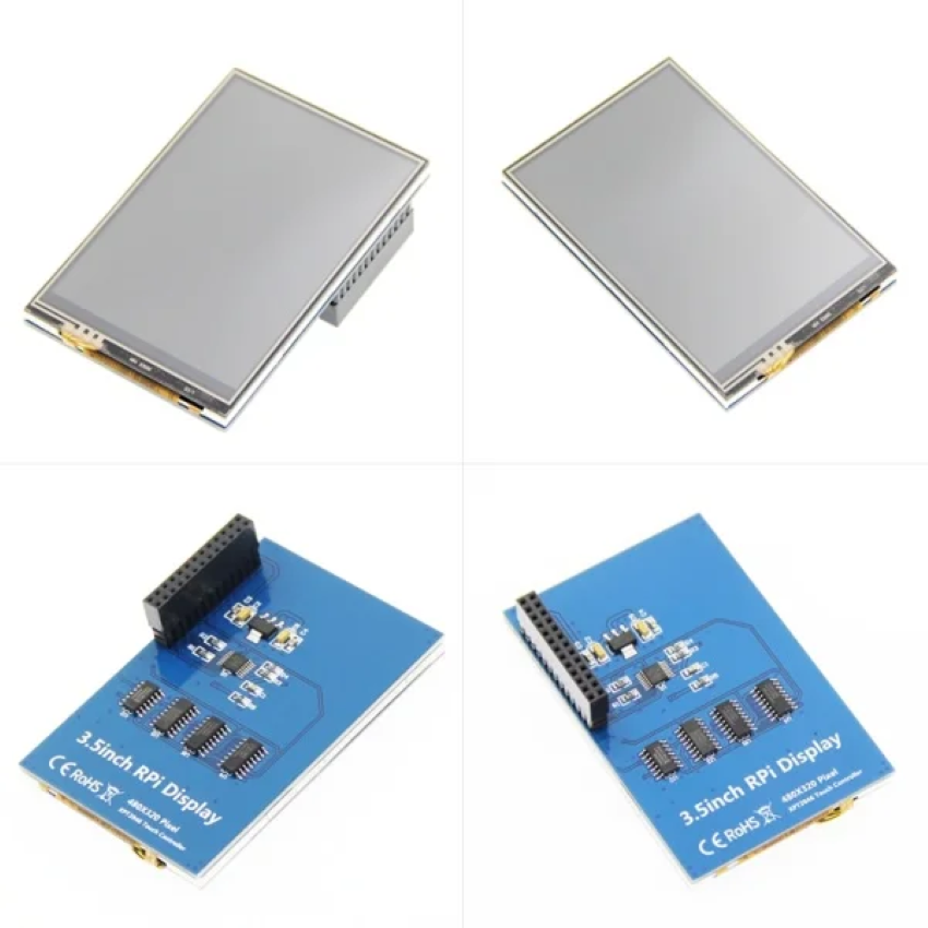 Pantalla táctil LCD 3.5" para Raspberry Pi 3B/3B+/4B-2