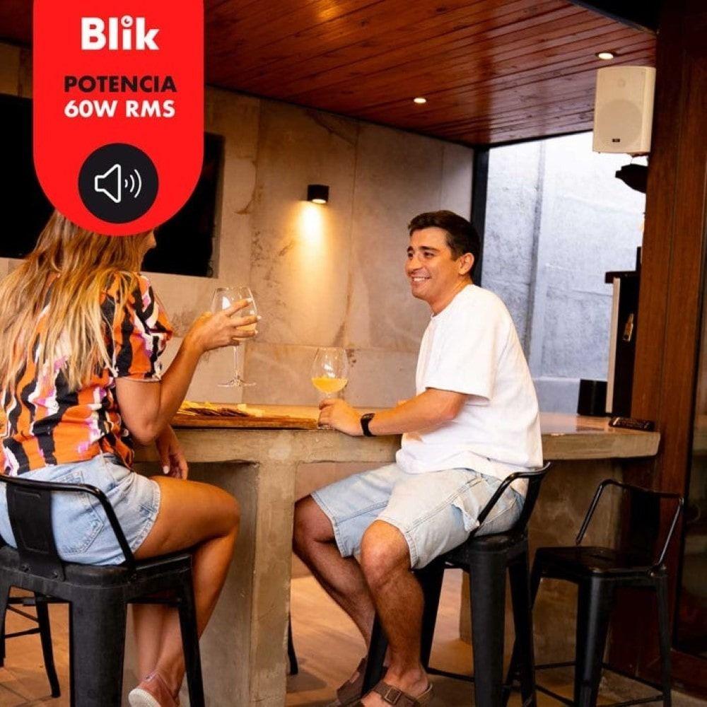 Parlantes Pasivos Bluetooth Blik Fidelity 60W Blancos-3