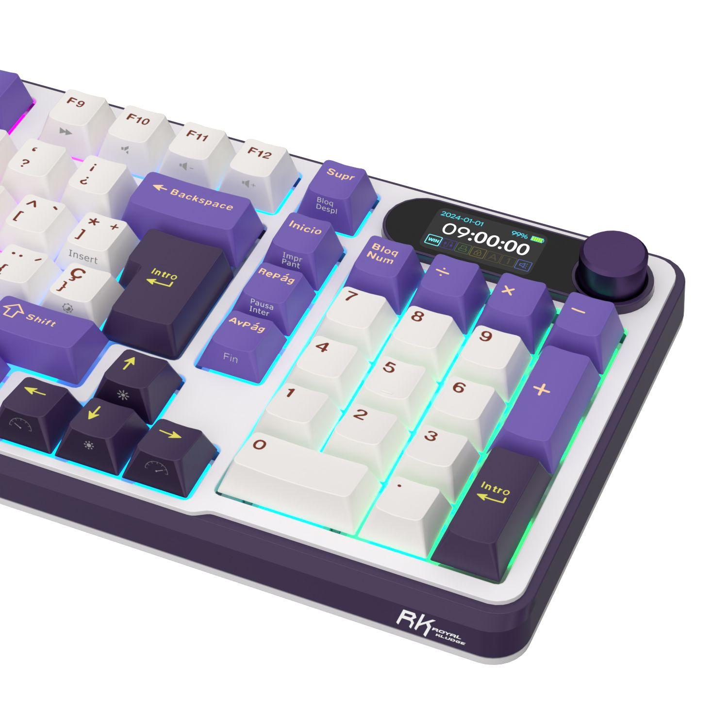 Teclado Mecánico Inalámbrico RKS98 Blackberry Español 96%-2