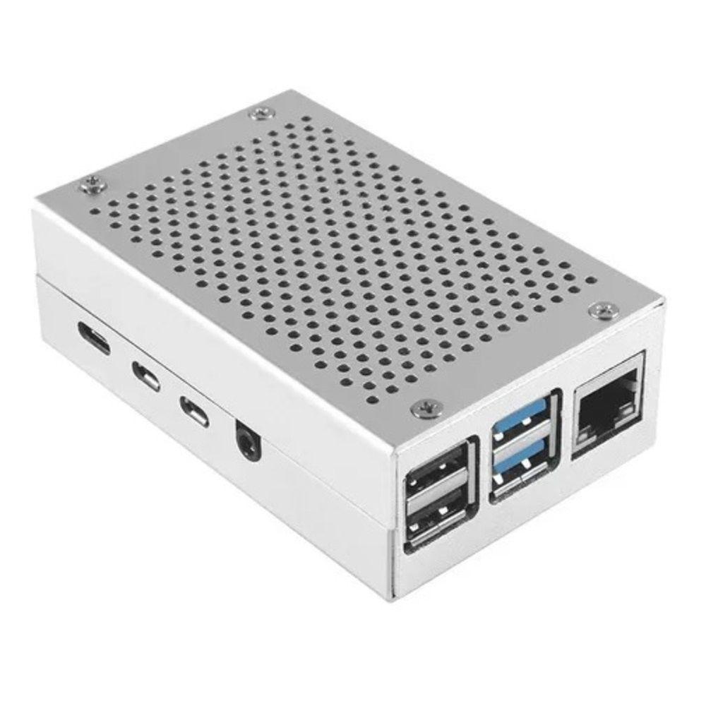 Caja metálica para Raspberry Pi 4 B con ventilador-2