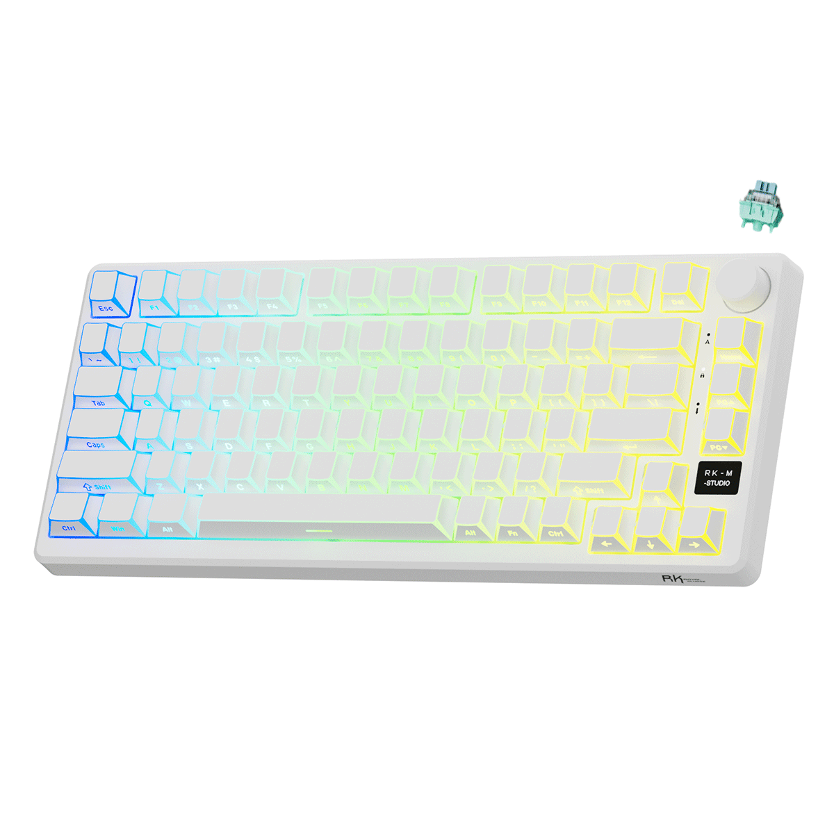 Teclado Magnético RK M75 HE Aurora Rapid Trigger 8KHz HE-2