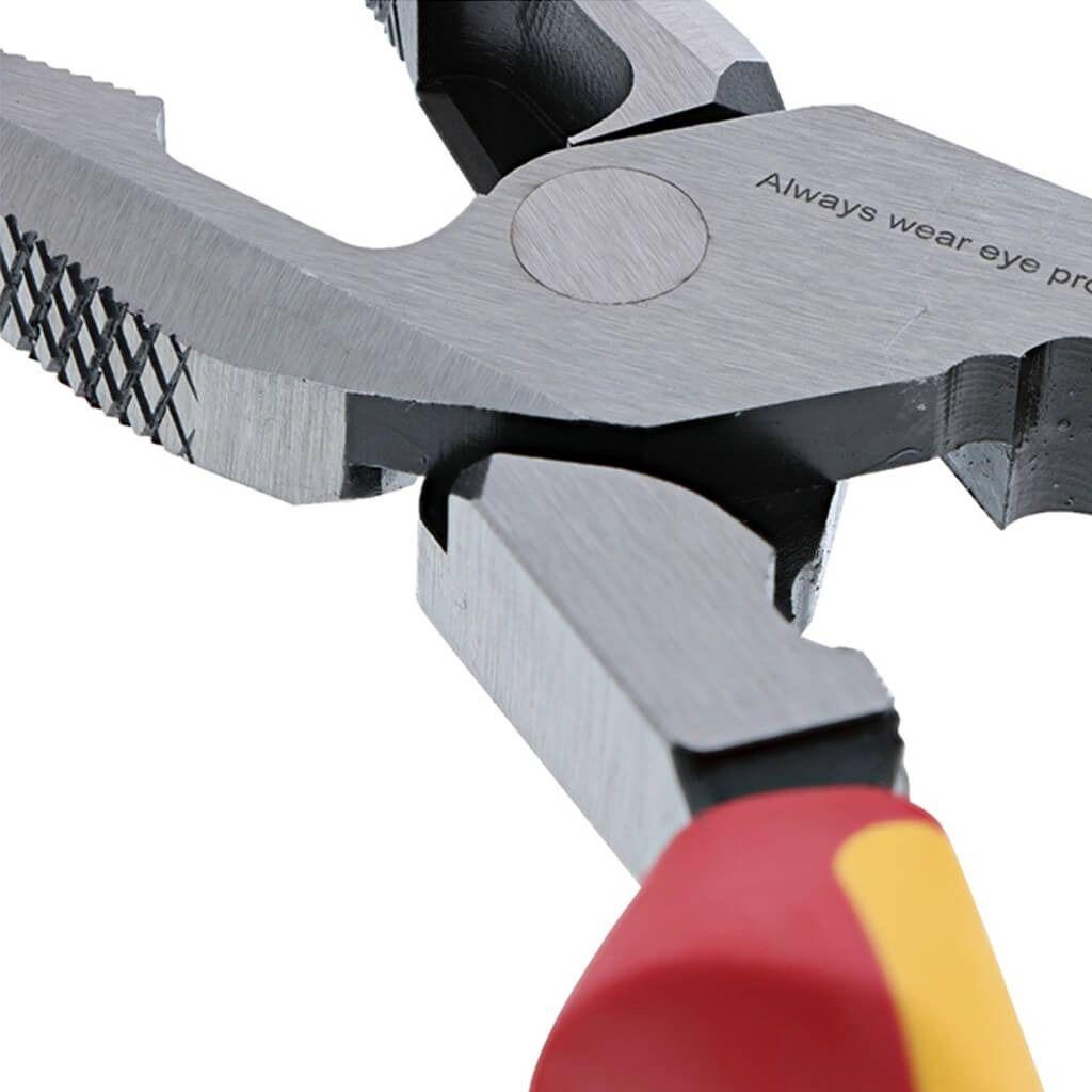 Alicate Universal 9.5'' Aislado 1000V Con Crimpeador - Wiha-2