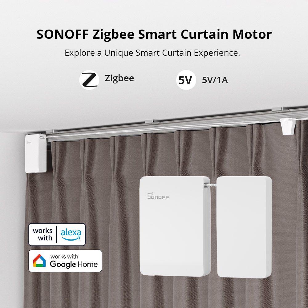 Motor De Cortina Inteligente - Sonoff Zigbee ZBCurtain-4