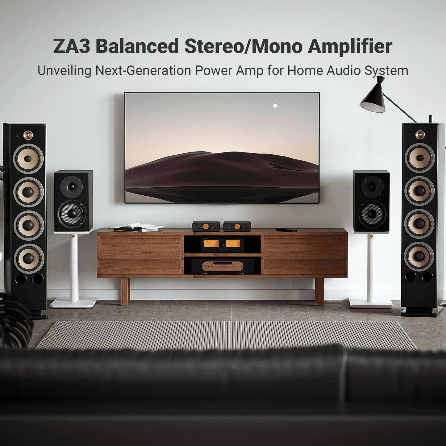 Amplificador Estéreo Balanceado de 2 Canales Fosi Audio ZA3-5