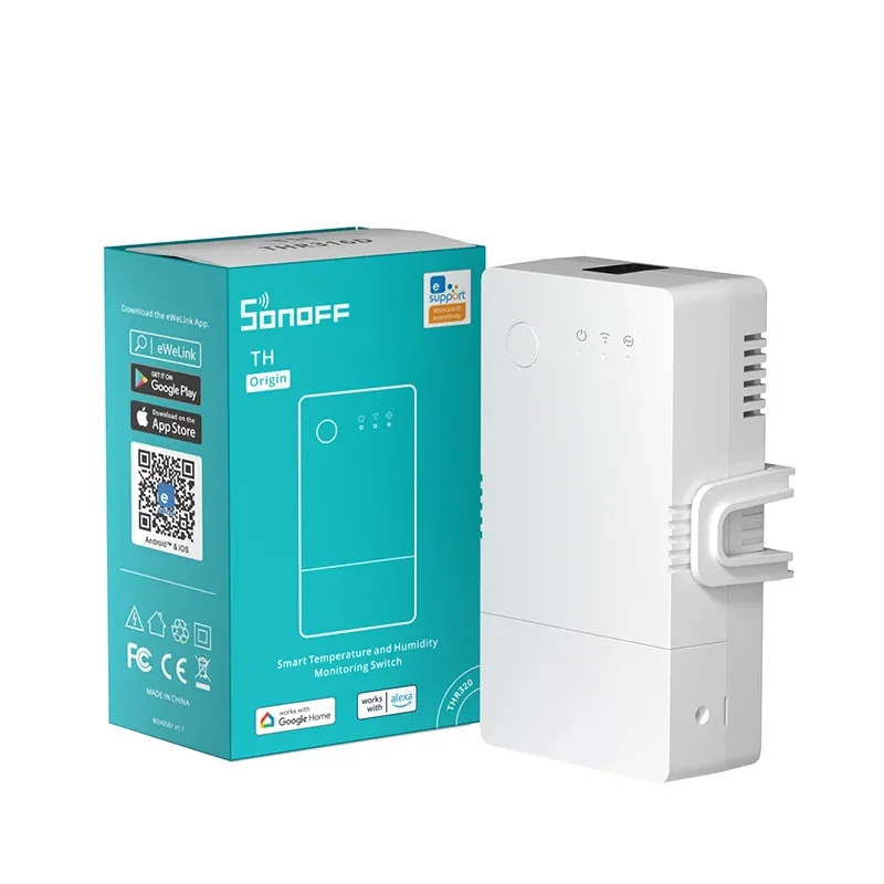 Interruptor WiFi Sonoff TH Origin 16A para sensores Sonoff-0
