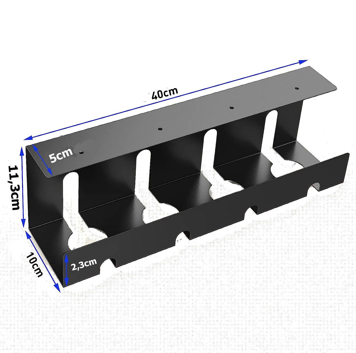 Bandeja Organizadora de Cables bajo Escritorio - Pack de 2-6