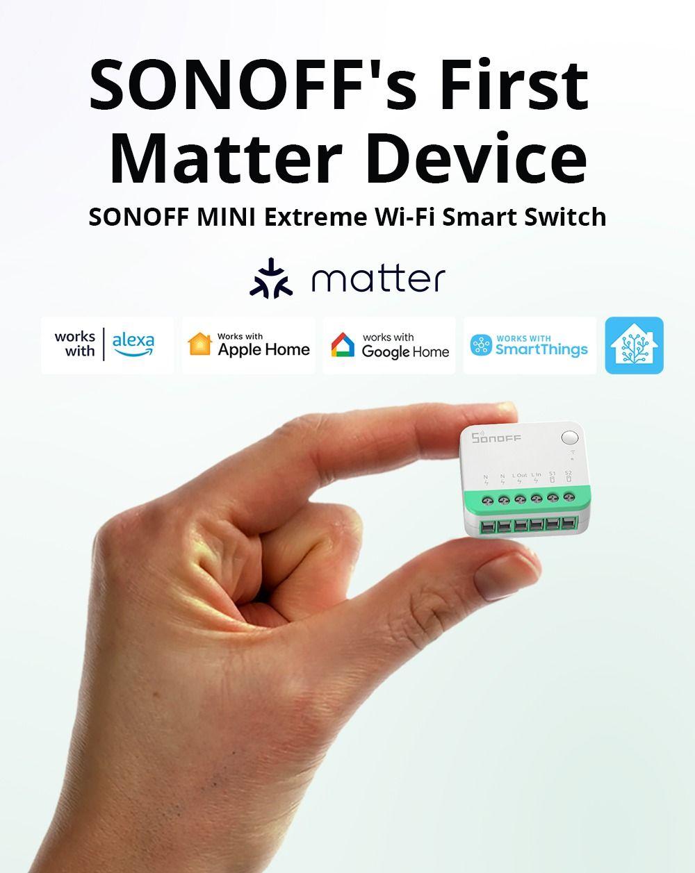 Interruptor WiFi Sonoff Mini Extreme - Matter Compatible-4