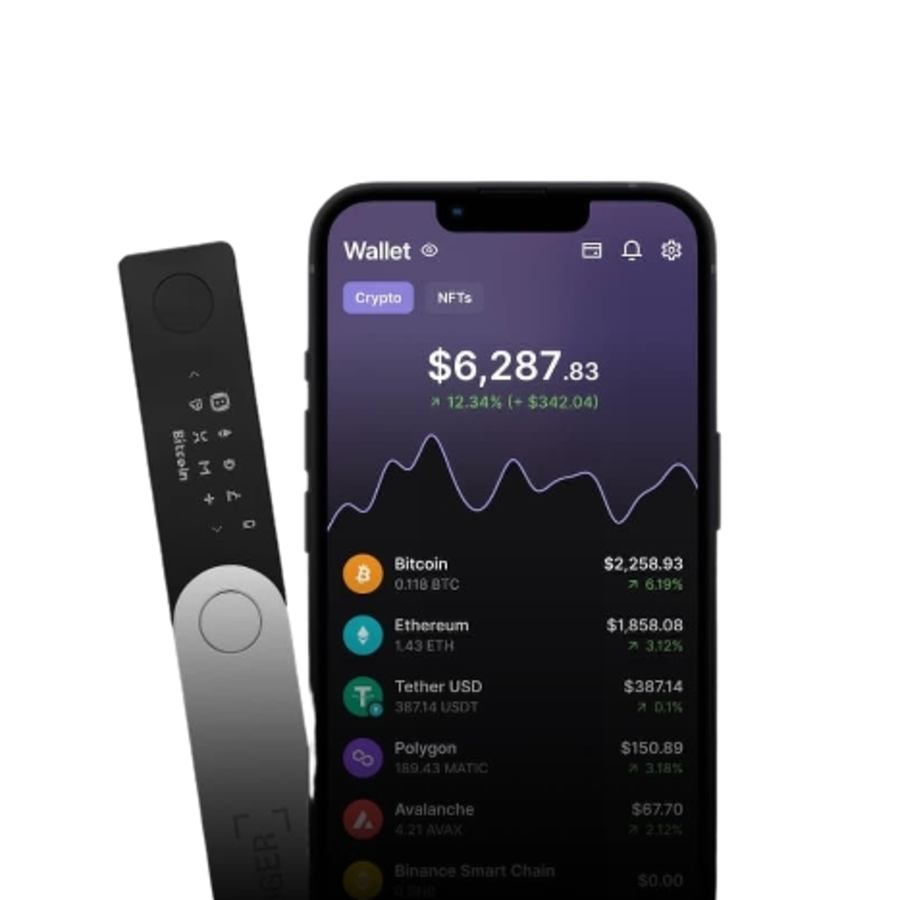 Billetera Fría Ledger Nano X - Billetera BTC ETH XRP BNB-3
