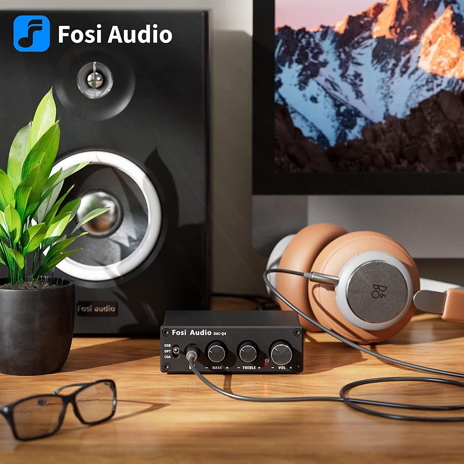 Amplificador de Audífonos - Fosi Audio Q4-4