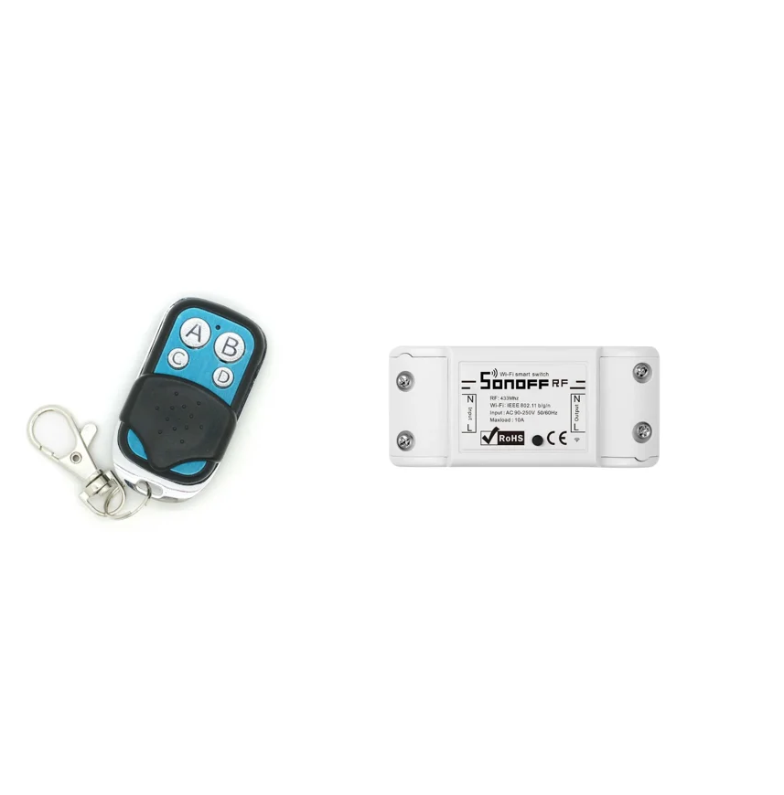 Pack Interruptor Wifi Sonoff RF con Control RF-0