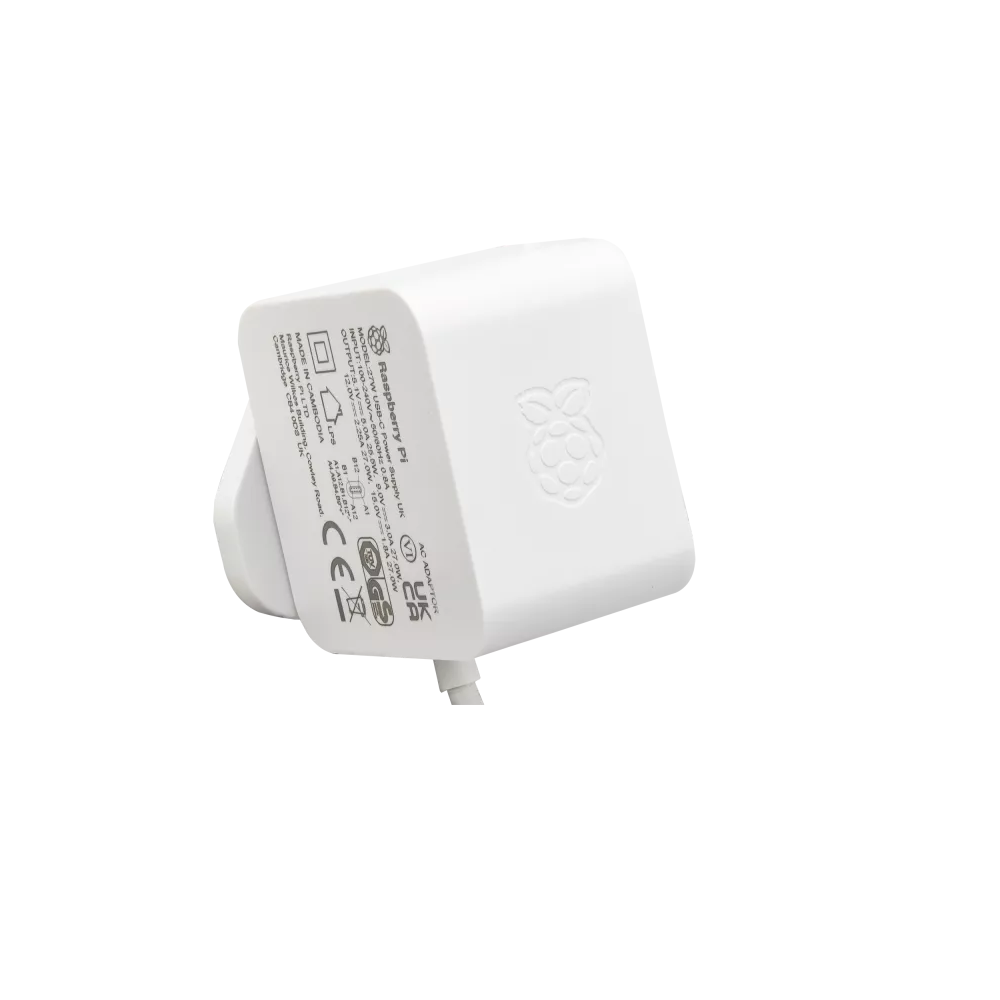Transformador USB-C Oficial para Raspberry Pi 5 27W 5.1V 5A-2