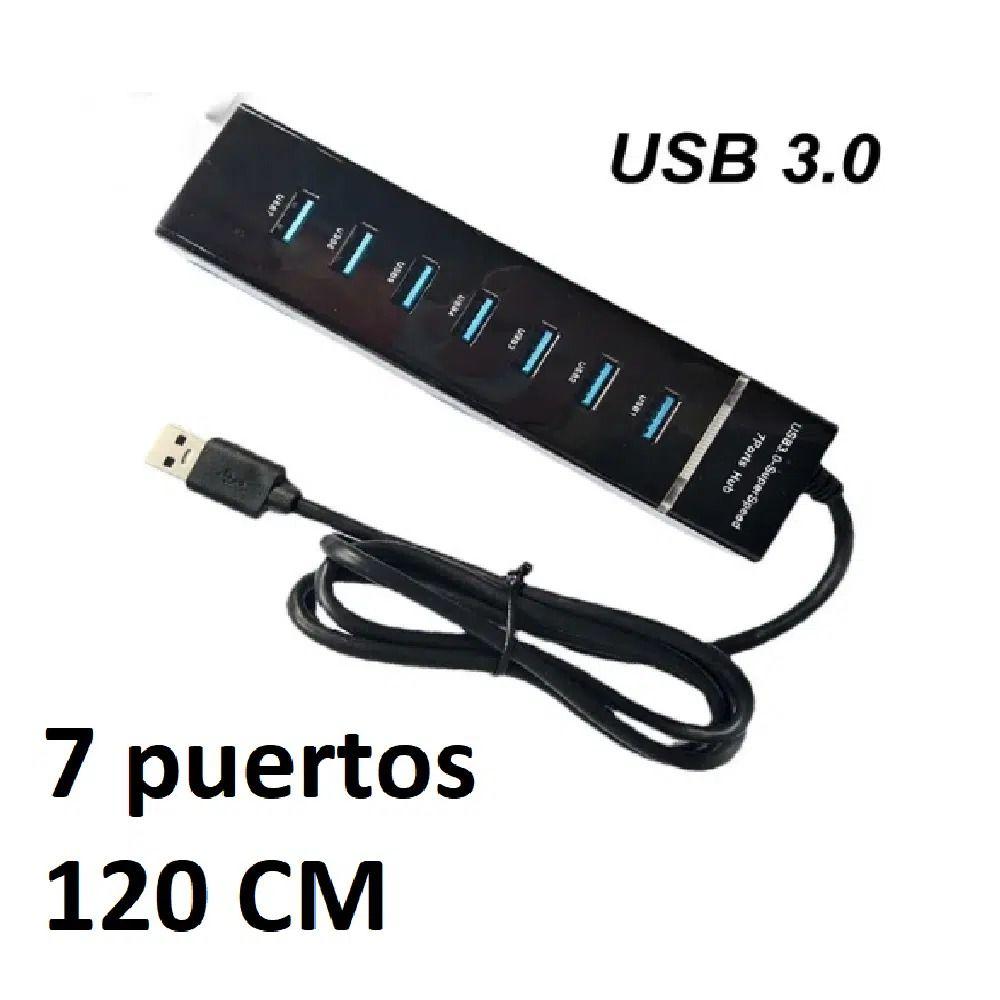 Hub USB 3.0 de 7 Puertos y Cable Largo de 120cm-4
