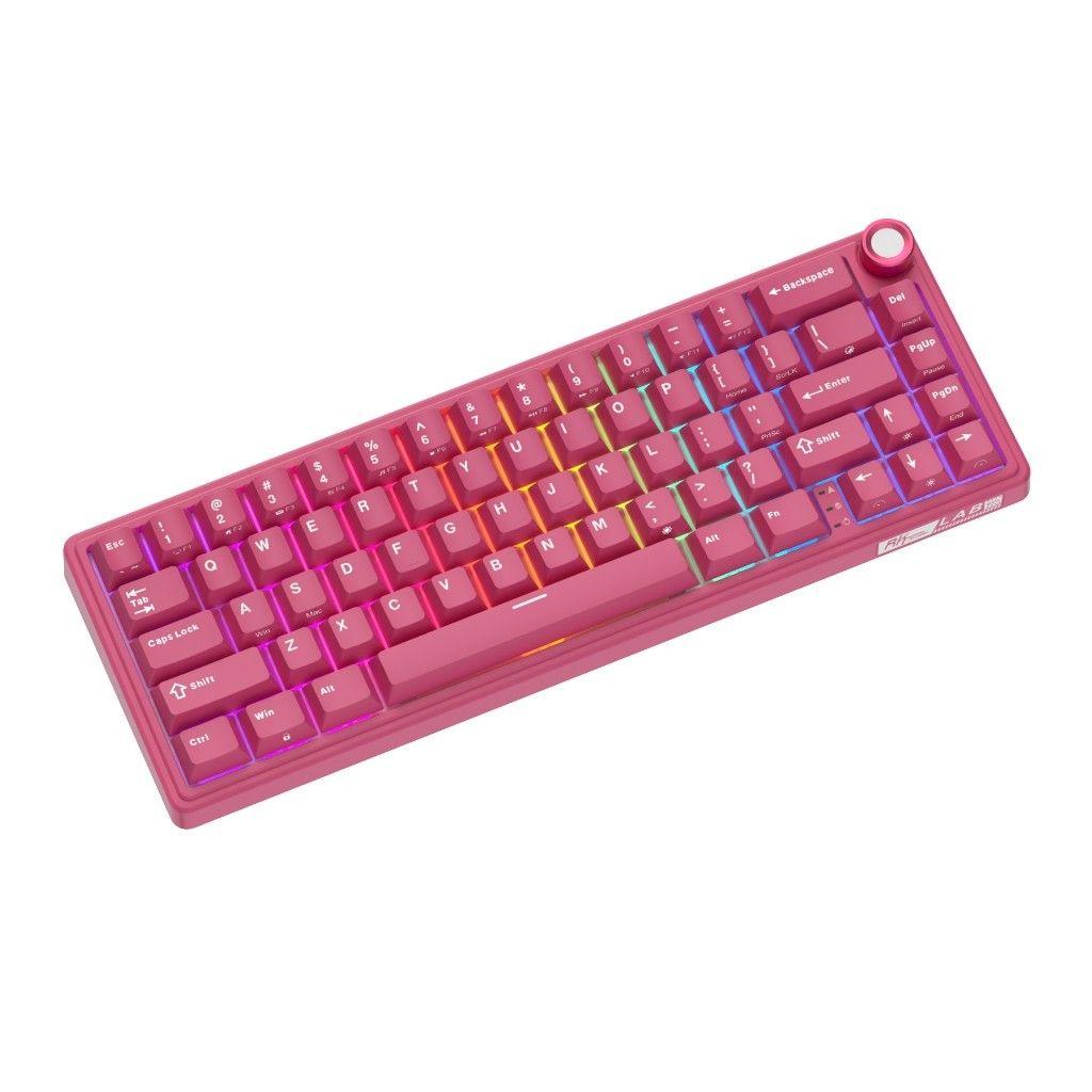 Teclado Mecánico RK R65 Berry Red 65% RGB Español RK-2