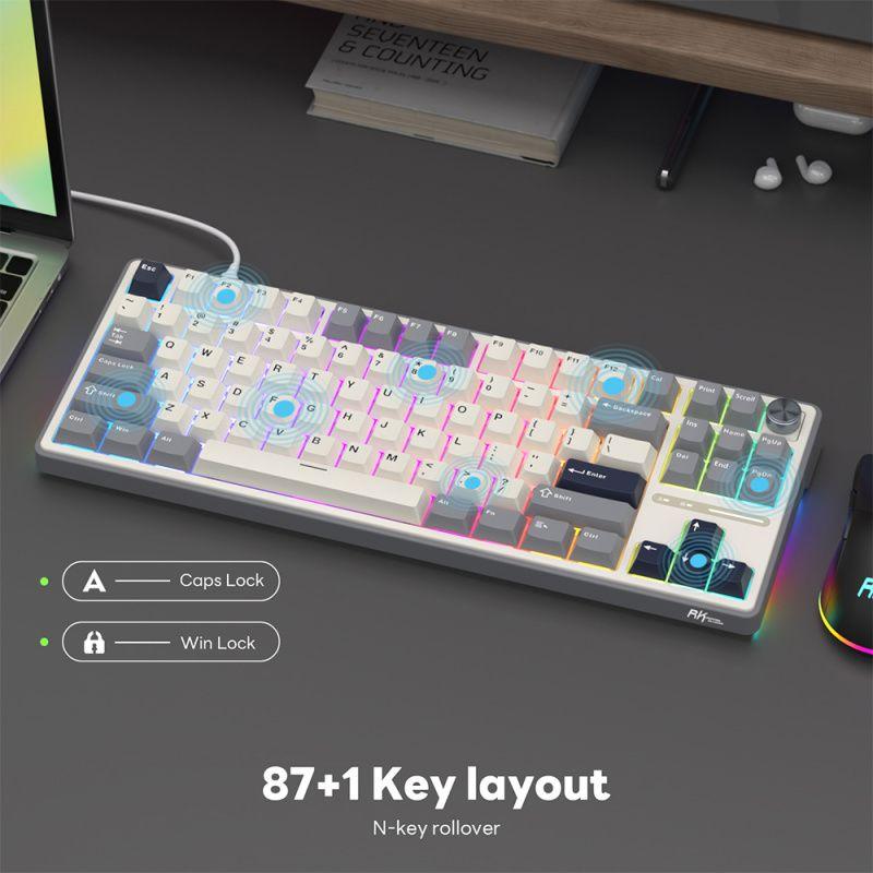 Teclado Mecánico Español RK R87Pro 80% TKL - Royal Kludge-5