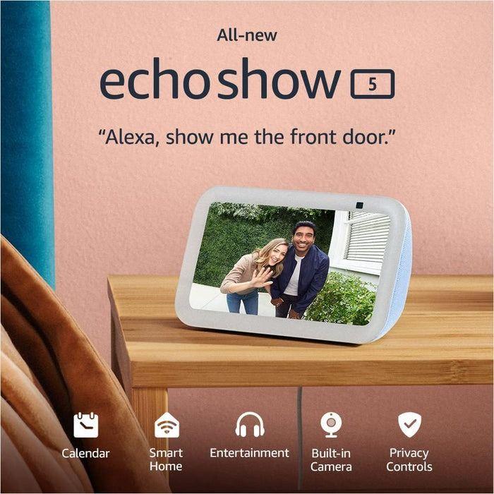 Amazon Echo Show 5 3ra Gen Gaclier White Pantalla con Alexa-4