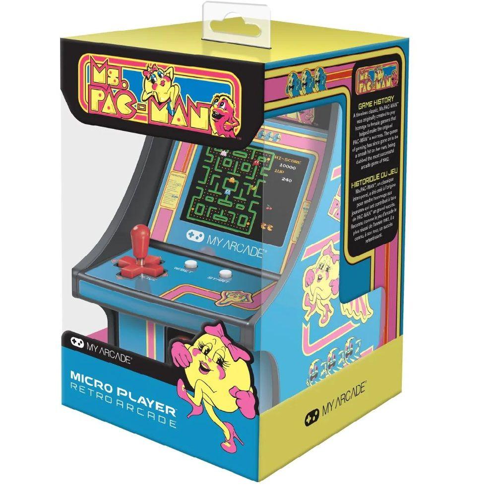 Mini Consola Arcade Ms. Pac-Man - My Arcade-2
