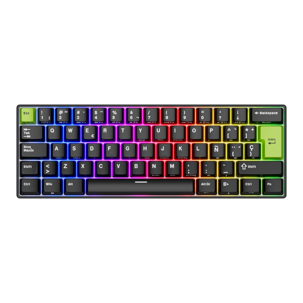 Teclado Magnético Gamer 60% Royal Kludge C61 HE Hall Effect-2
