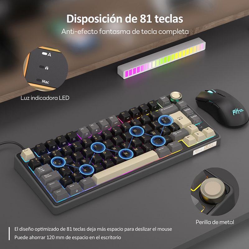 Teclado Mecánico RK R75 Phantom 75% Español - Royal Kludge-5