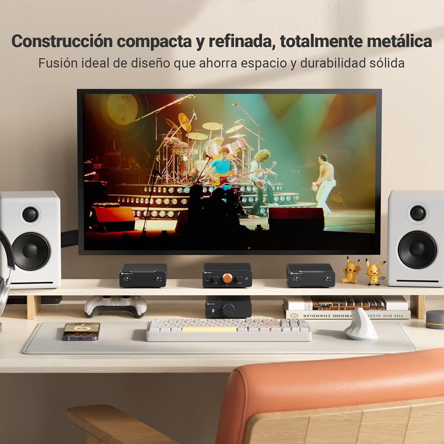 Preamplificador de Sonido Fosi Audio P4 Mini RCA y Sub Out-4
