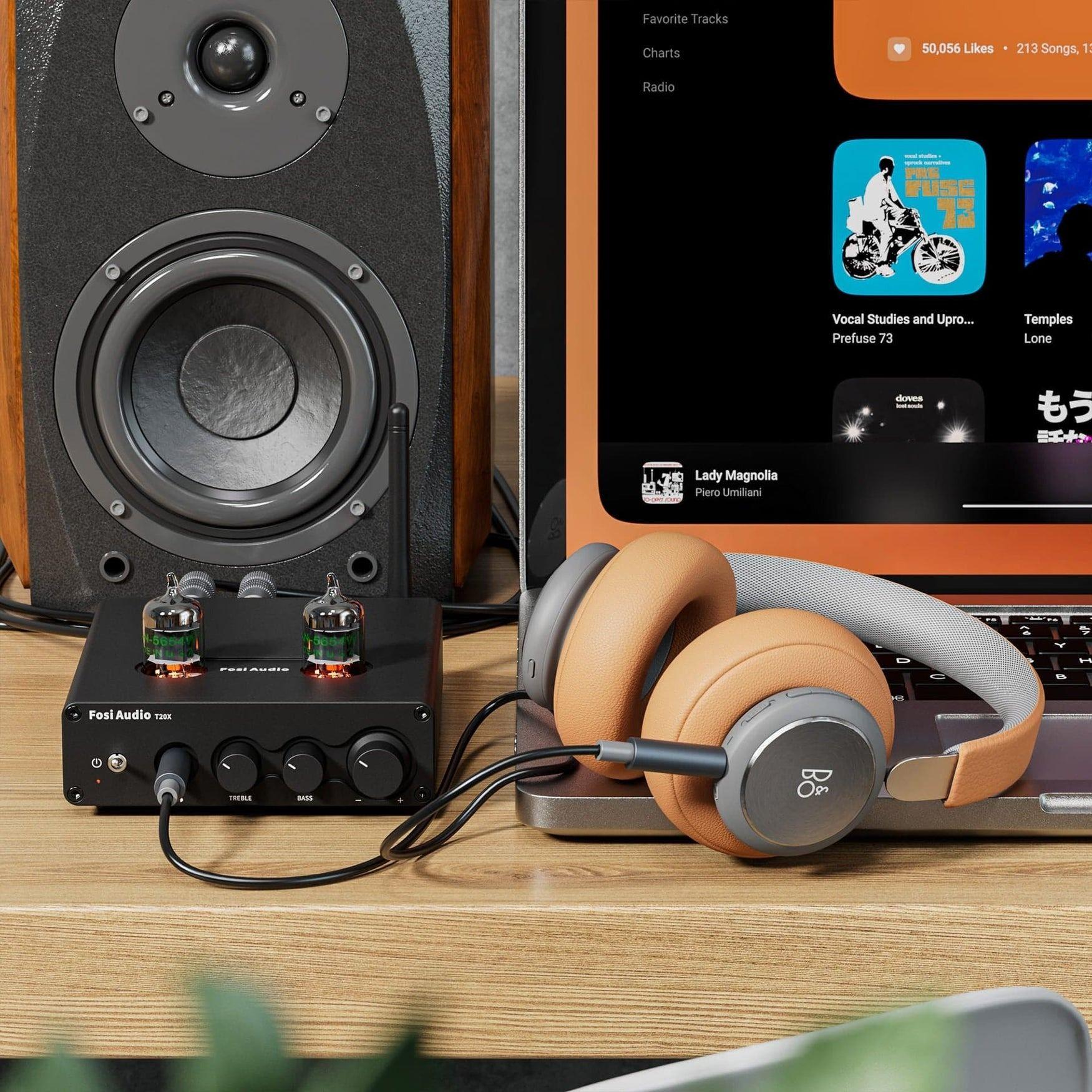 Amplificador a Tubo Bluetooth - Fosi Audio T20X-3