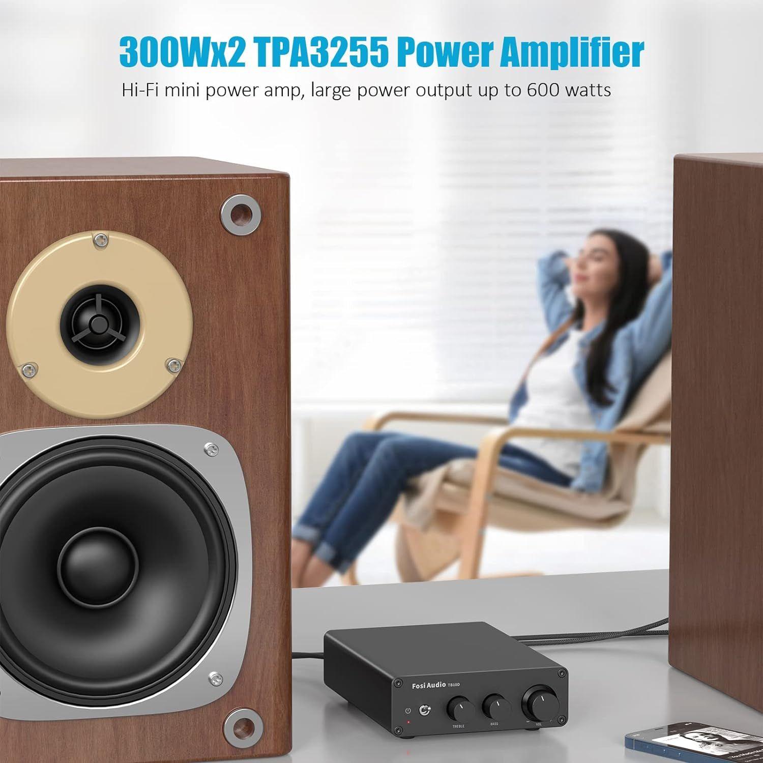 Mini Amplificador De Audio de 600W - Fosi Audio TB10D-3