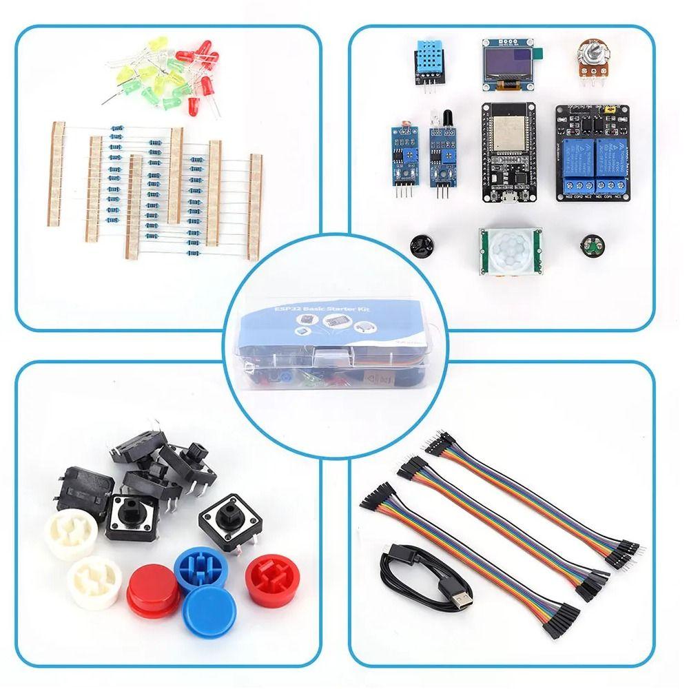 Kit de Componentes Electrónicos con Tarjeta ESP32-3