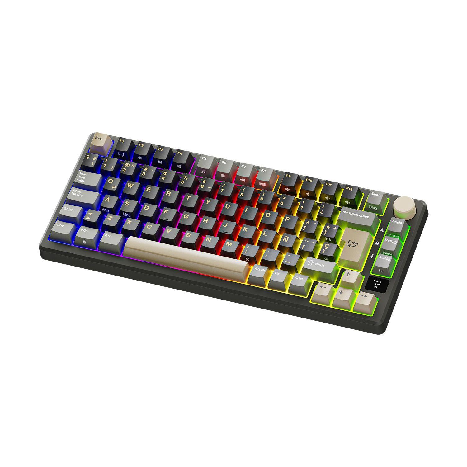 Teclado Mecánico Inalámbrico RKM75 Phantom 75% Español-2
