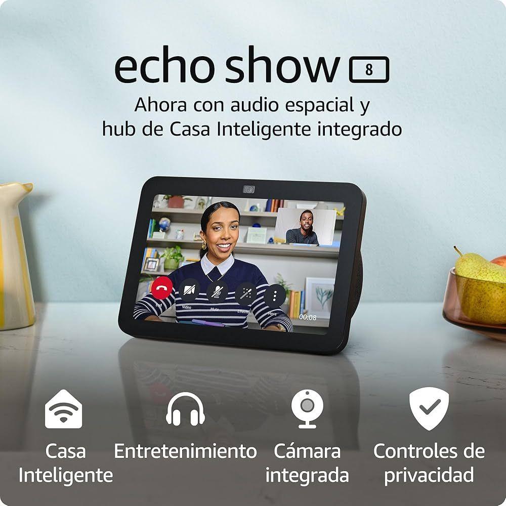 Amazon Echo Show 8 3ra Gen - Pantalla Inteligente con Alexa-1