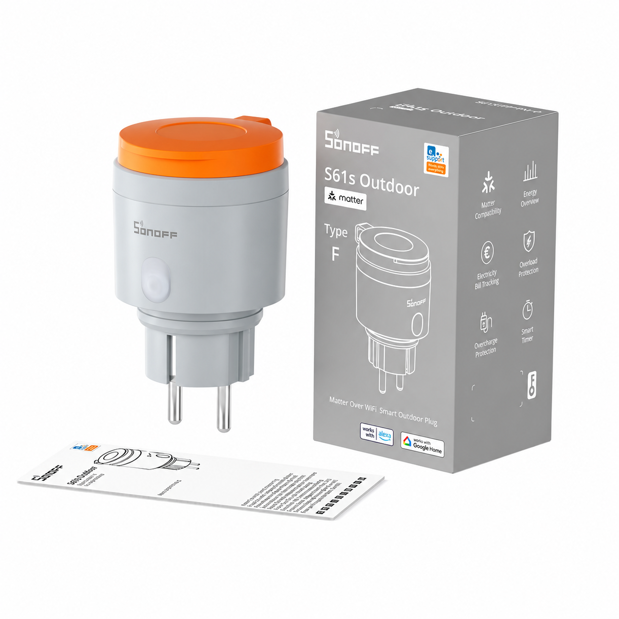 Enchufe WiFi Sonoff S61s 16A para Exteriores con Medicion-3