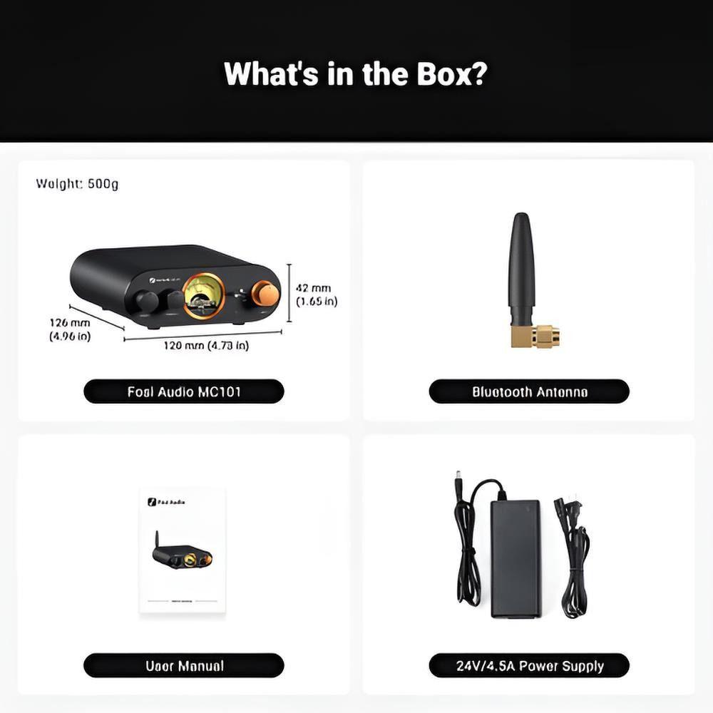 Amplificador Bluetooth con Medidor VU Fosi Audio MC101-5