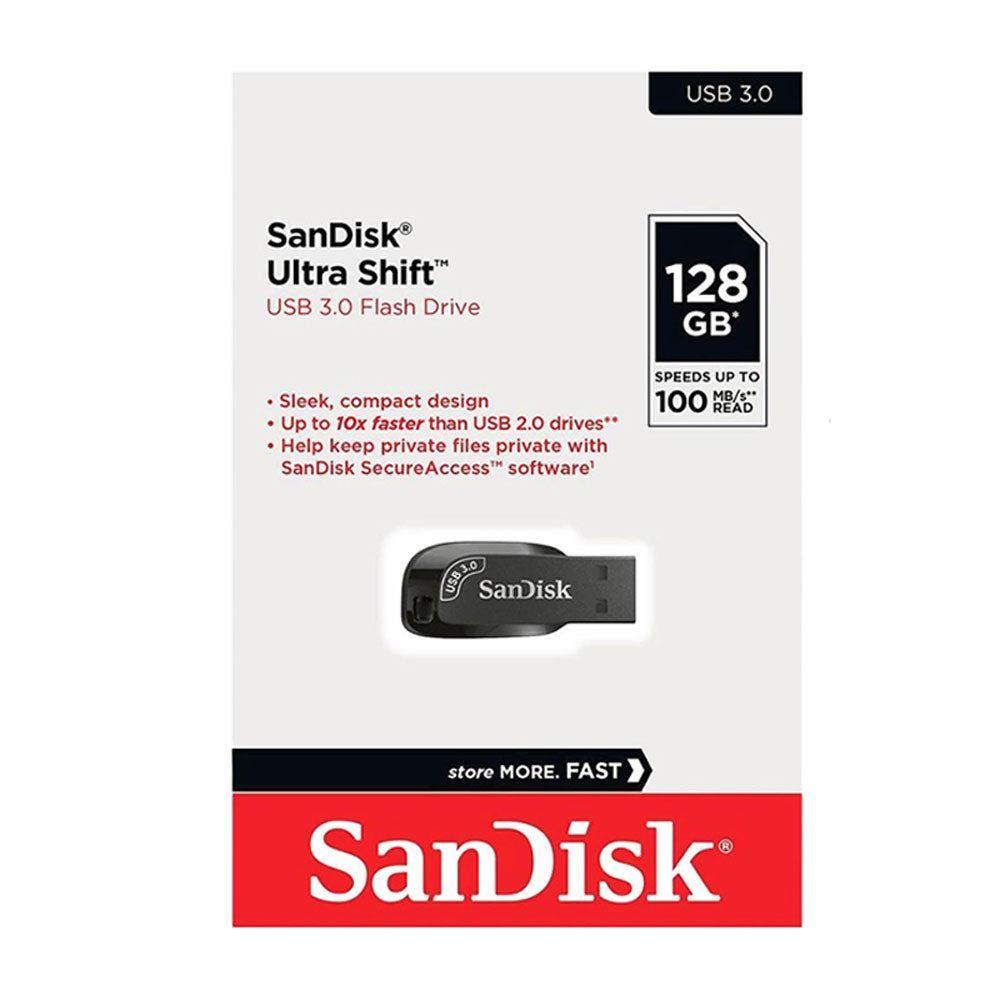 Pendrive SanDisk 128GB Ultra Shift USB 3.0-1