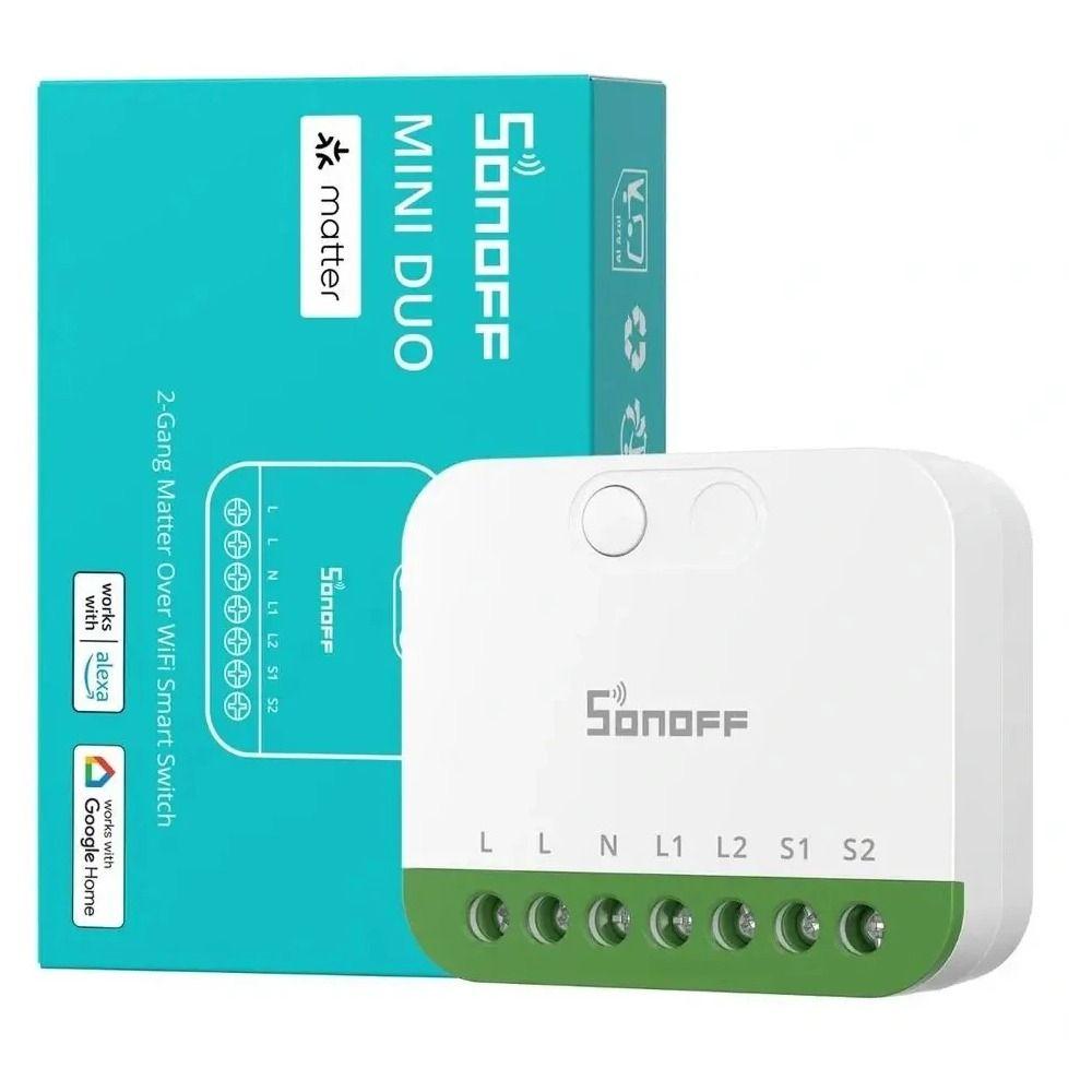 Interruptor WiFi de 2 Canales Sonoff Mini-2GS con Matter-2