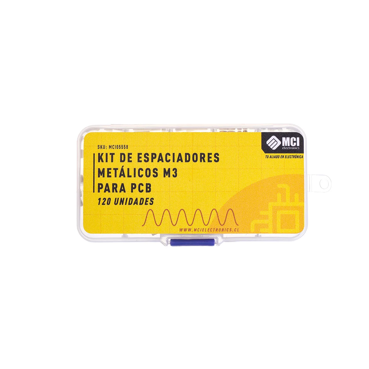 Kit de Espaciadores Metalicos M3 para PCB 120 unidades-2