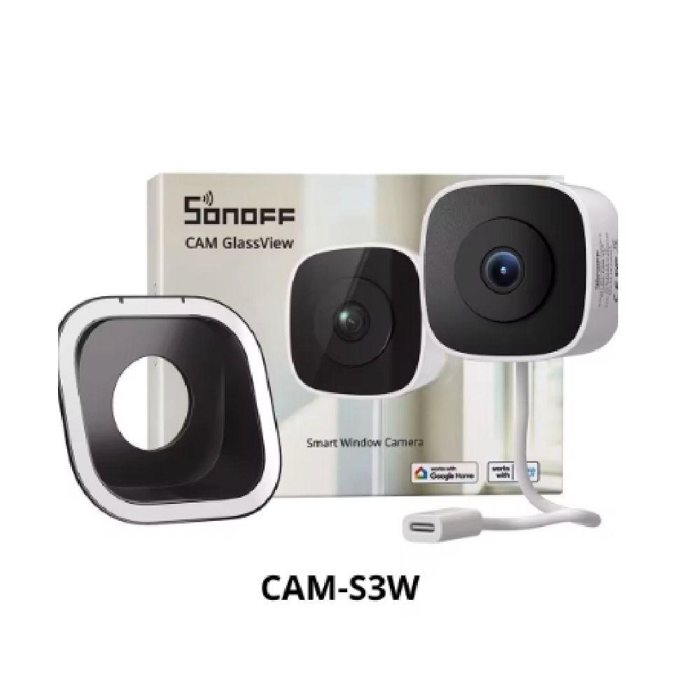 Cámara de Seguridad WiFi 2K para Ventana Sonoff GlassView-4