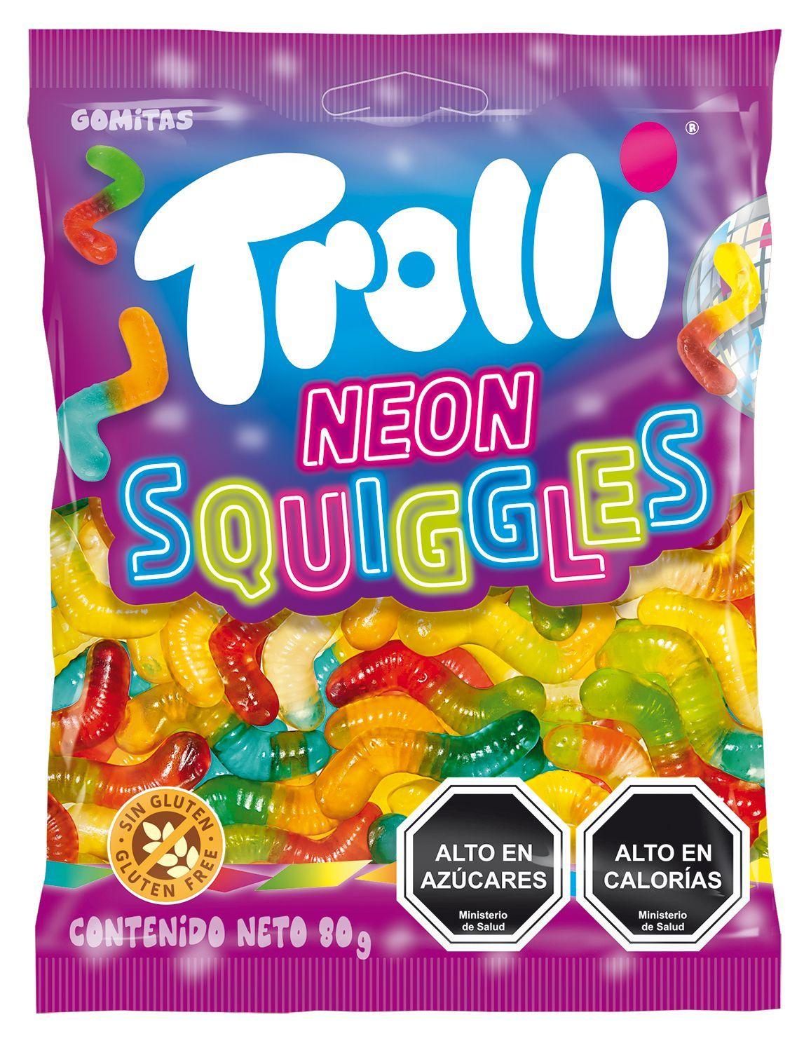 Pack 10 Gomitas Trolli Neon Squiggles 80g-0