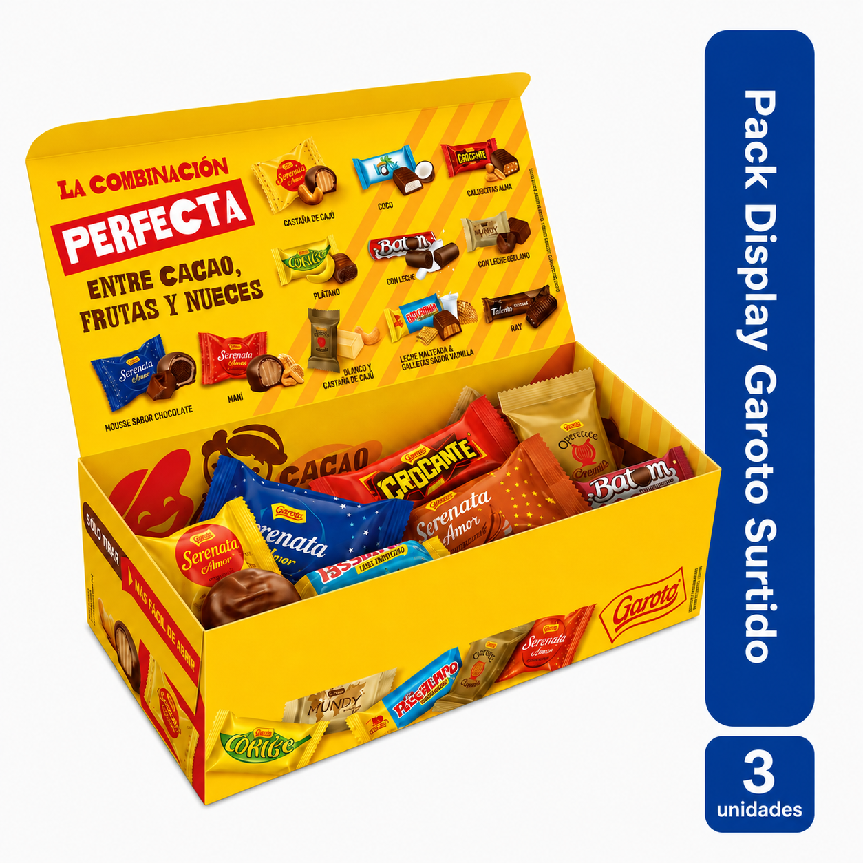 Pack 3 Bombones Garoto Surtidos 220g-1