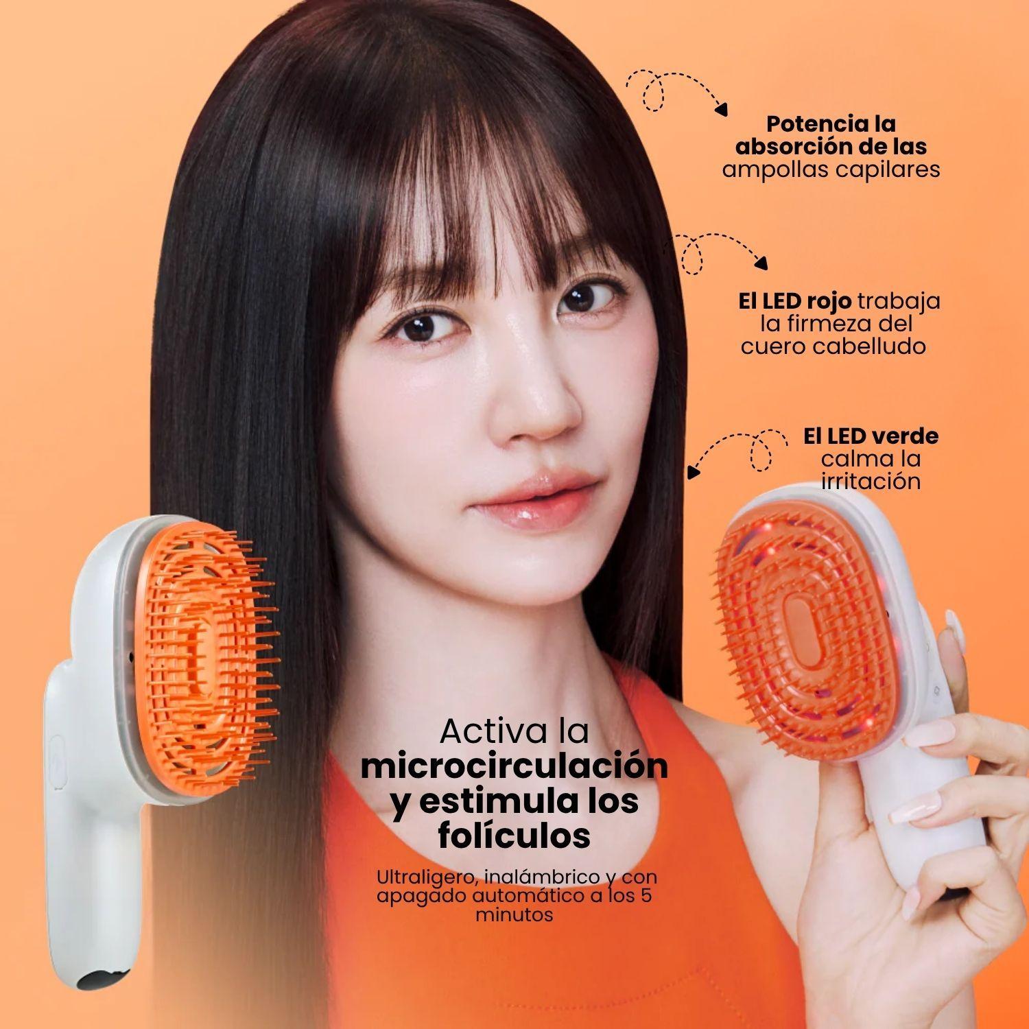 Masajeador capilar con Vapor LED para el Cuero Cabelludo marca LILYEVE-2