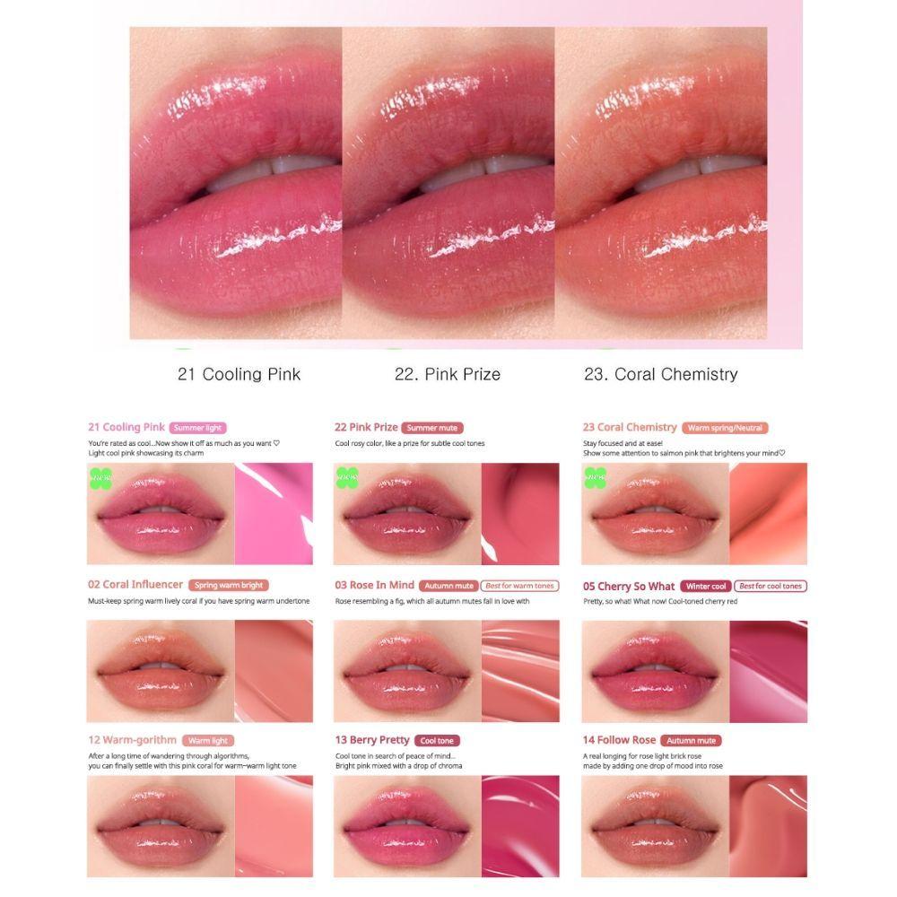 INK MOOD GLOWY TINT 021 COOLING PINK LUCKY LOTTERY-7