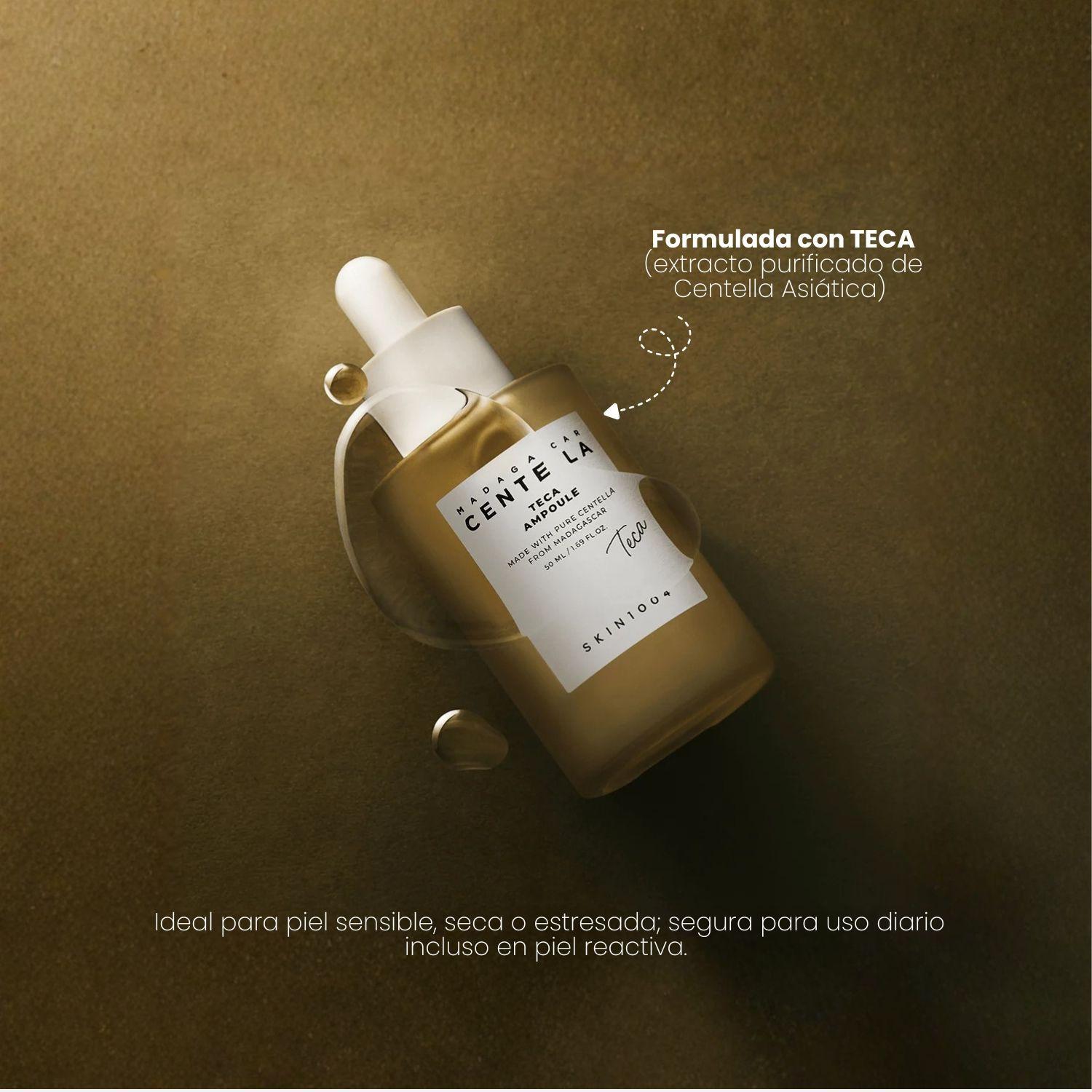 Ampolla Calmante e Hidratante Coreana con Centella TECA SKIN1004 50ml-3