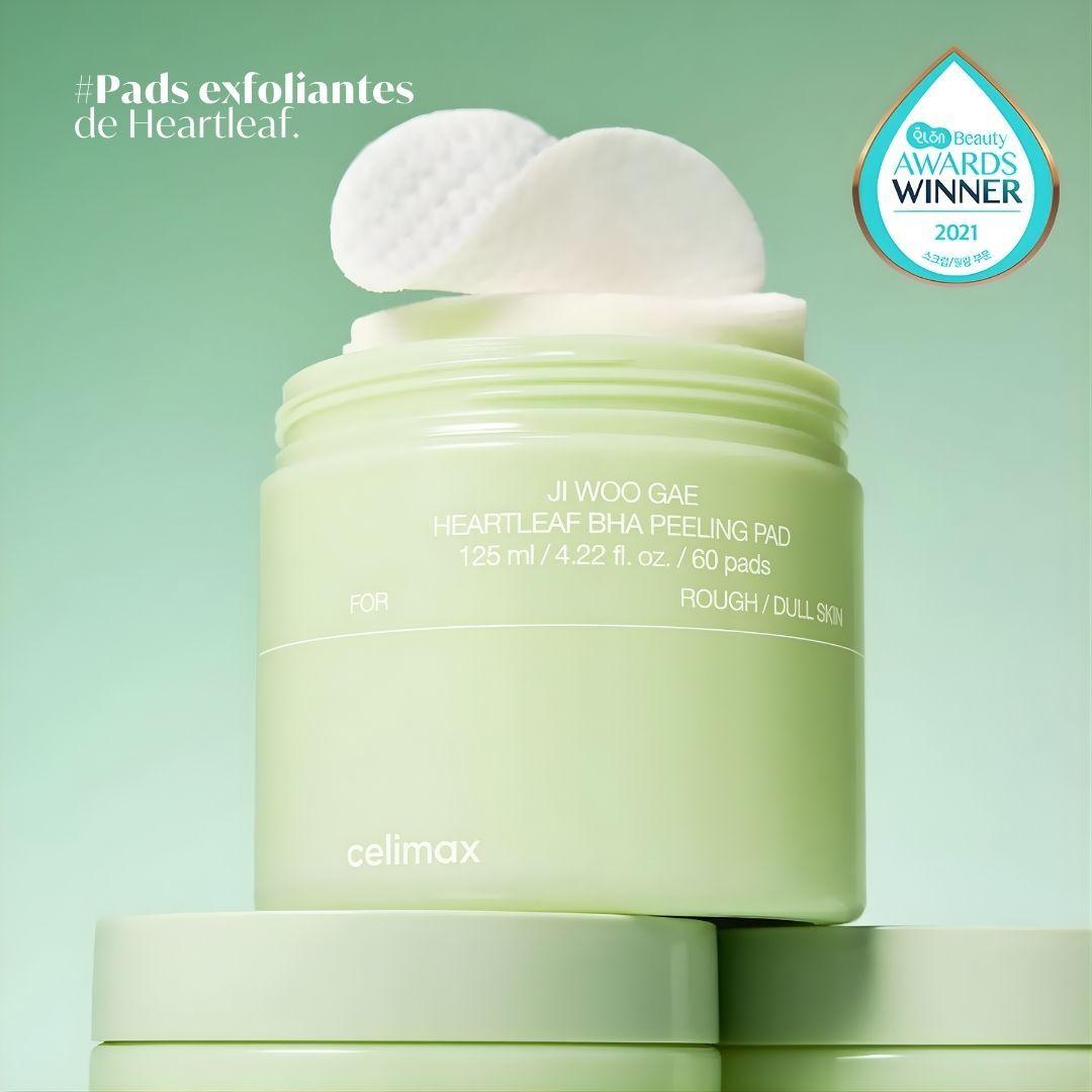 Celimax parches exfoliantes suaves de heartleaf con cido BHA 60unidades-2