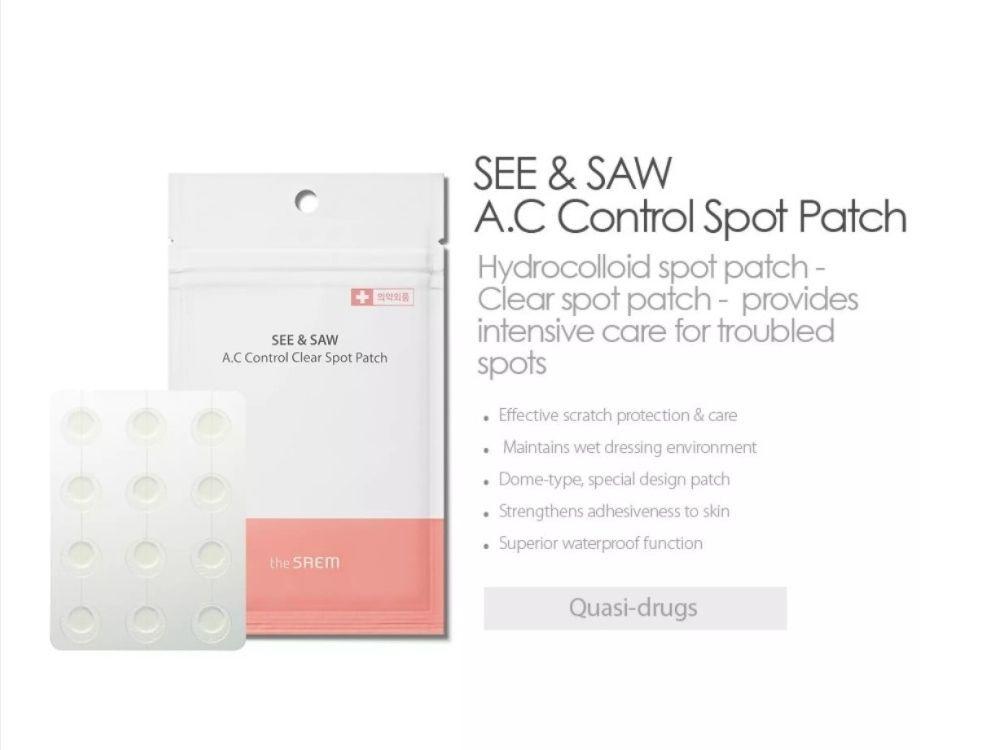 The Saem Parches See Saw A C Control Clear Spot Patch-4
