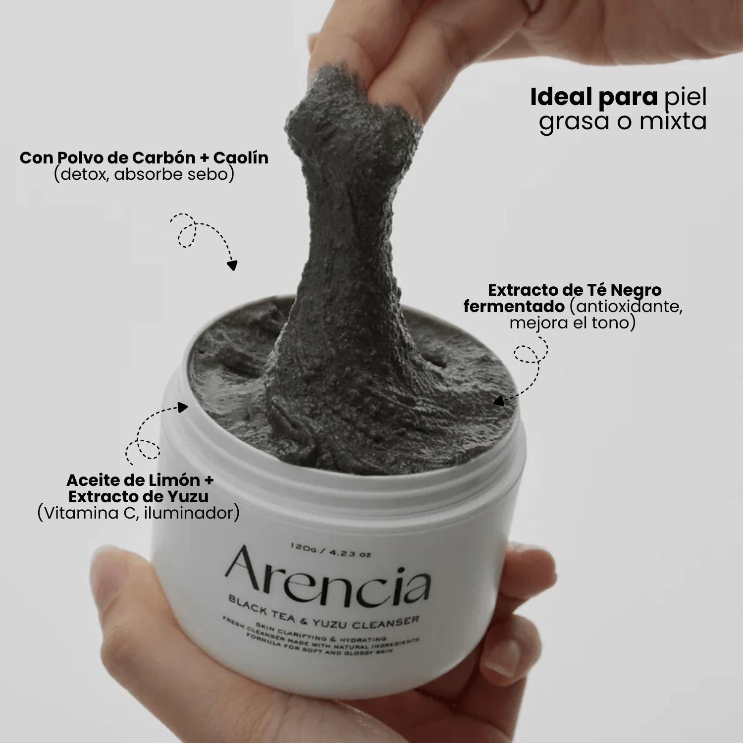 Limpiador textura Mochi Detox con Carb n Arcilla T Coreano 120g-3
