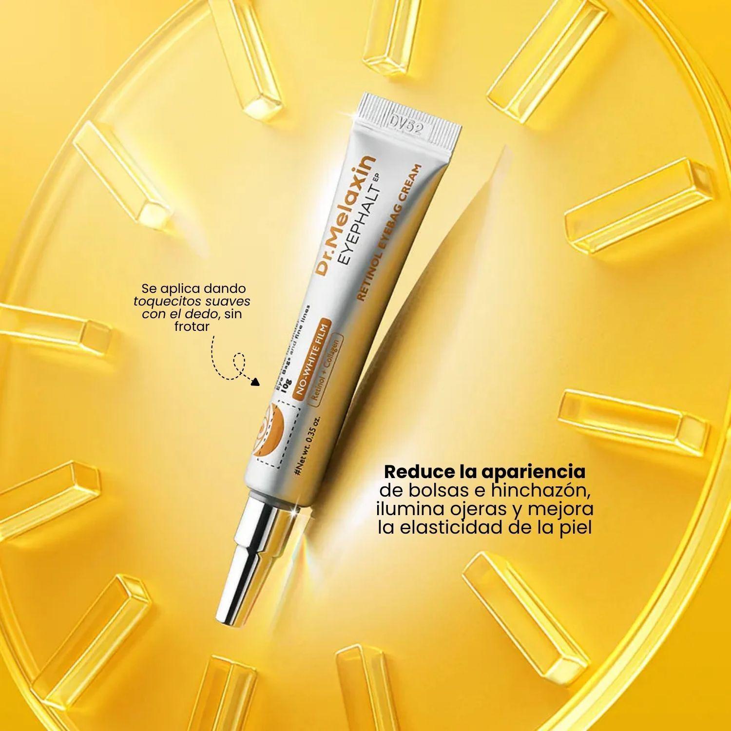 Contorno Ojos Anti Bolsas y Ojeras con RETINOL Dr Melaxin 10g-2