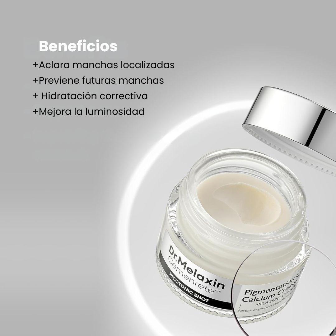 Crema despigmentante unifica el tono cemenrete picotonic DR MELAXIN-4
