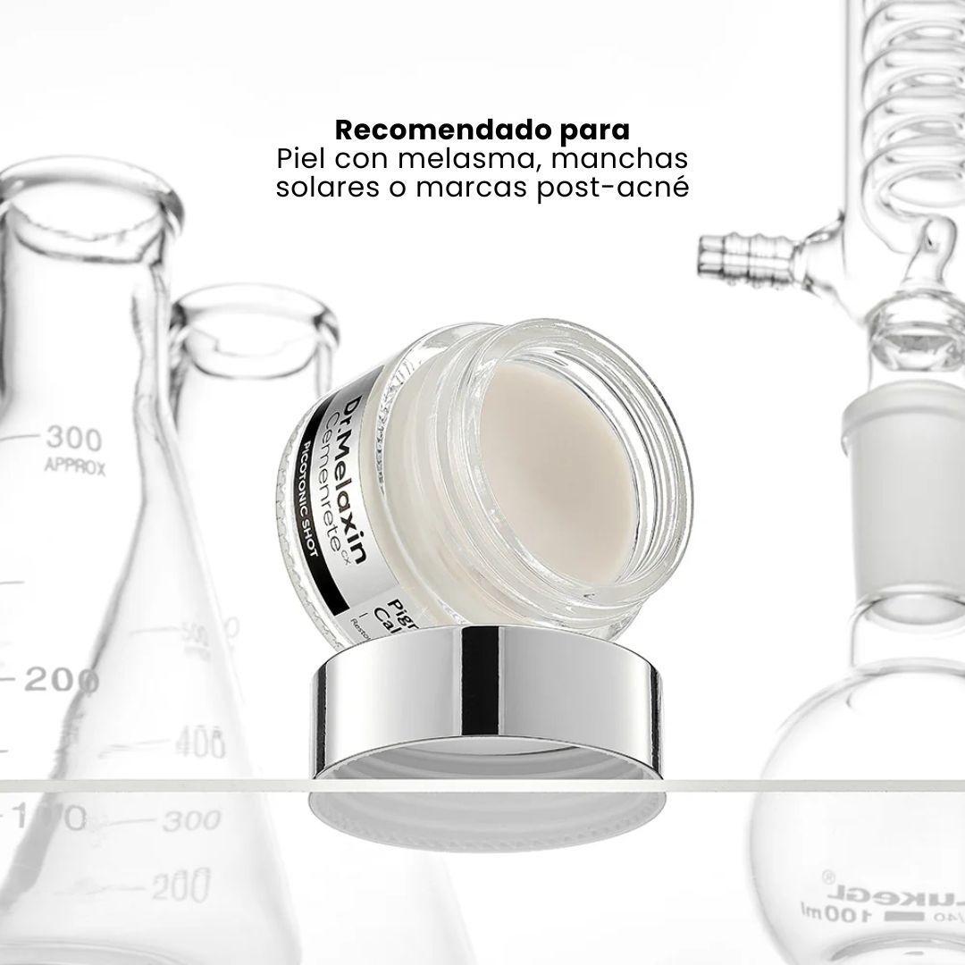 Crema despigmentante unifica el tono cemenrete picotonic DR MELAXIN-5