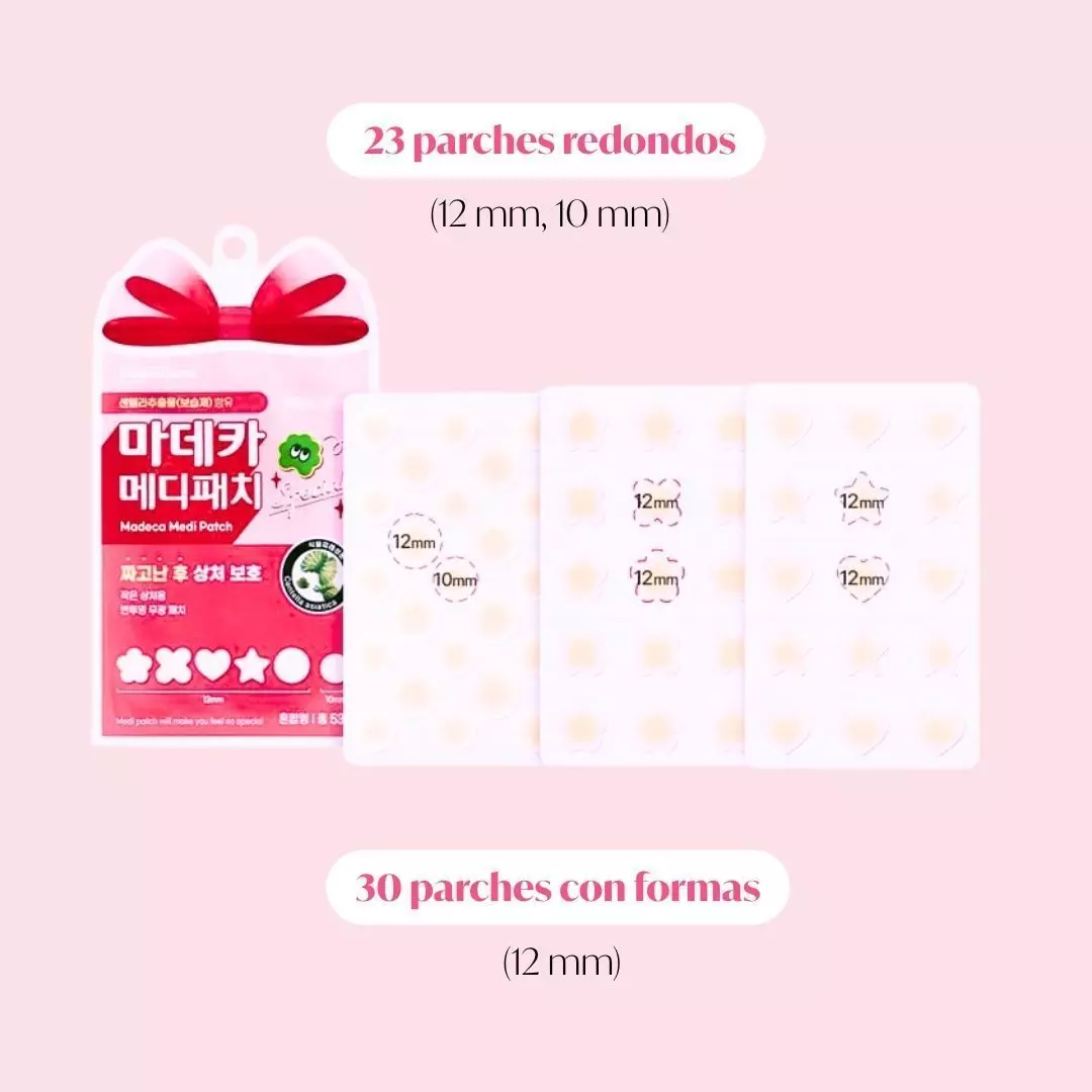 Parches acn hidrocoloides con madeca Special Mix 53 parches-3